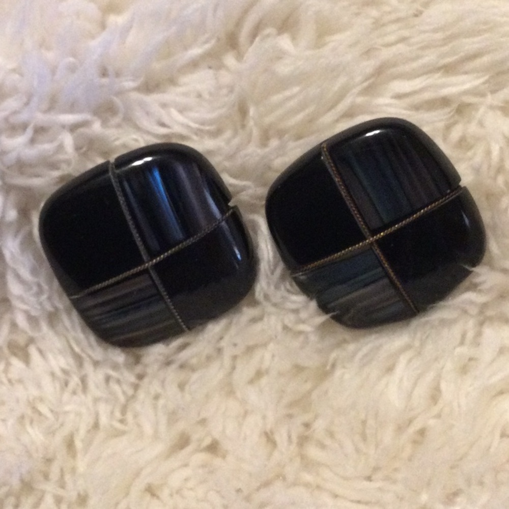80s Vintage Multicolor/Black Earrings